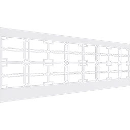Ekena Millwork - WPKEWD - Englewood PVC Wainscot Paneling Kit