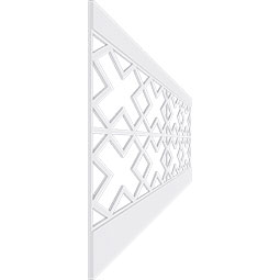 Ekena Millwork - WPKFLR - Fowler PVC Wainscot Paneling Kit