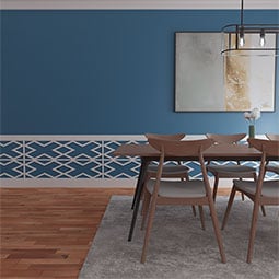 Ekena Millwork - WPKFLR - Fowler PVC Wainscot Paneling Kit