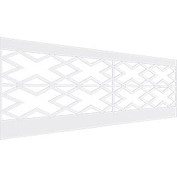 Ekena Millwork - WPKFLR - Fowler PVC Wainscot Paneling Kit