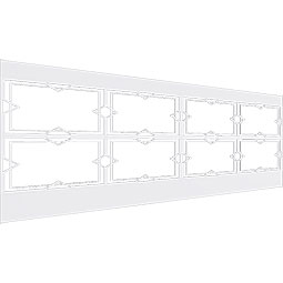 Ekena Millwork - WPKFMG - Fleming PVC Wainscot Paneling Kit