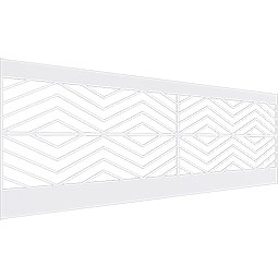 Ekena Millwork - WPKGNA - Genoa PVC Wainscot Paneling Kit