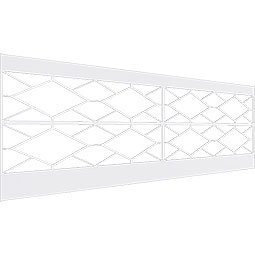 Ekena Millwork - WPKHSN - Hudson PVC Wainscot Paneling Kit