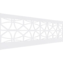 Ekena Millwork - WPKHWL - Haswell PVC Wainscot Paneling Kit