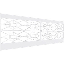 Ekena Millwork - WPKJTN - Jamestown PVC Wainscot Paneling Kit