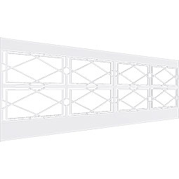 Ekena Millwork - WPKKWA - Kiowa PVC Wainscot Paneling Kit