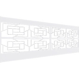 Ekena Millwork - WPKLLD - Loveland PVC Wainscot Paneling Kit