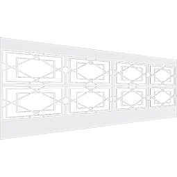 Ekena Millwork - WPKLWD - Lakewood PVC Wainscot Paneling Kit