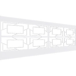 Ekena Millwork - WPKMMT - Monument PVC Wainscot Paneling Kit