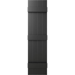 Mid-America - LJ4S - 14"W Lifetime Vinyl, Standard Four Board Joined, Board-n-Batten Shutters, w/Installation Shutter-Lok's & Matching Screws (Per Pair)