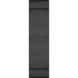 Mid-America - LJ4S - 14"W Lifetime Vinyl, Standard Four Board Joined, Board-n-Batten Shutters, w/Installation Shutter-Lok's & Matching Screws (Per Pair)