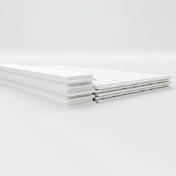 Ekena Millwork - WPKPFBD - Framed Beadboard PVC Fretwork Wainscot Wall Panel