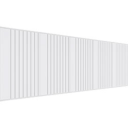 Ekena Millwork - WPKPFBD - Framed Beadboard PVC Fretwork Wainscot Wall Panel