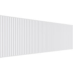 Ekena Millwork - WPKPFBBD - Beadboard PVC Fretwork Wainscot Wall Panel