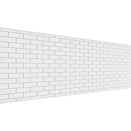 Ekena Millwork - WPKPSBK - Subway Brick PVC Fretwork Wainscot Wall Panel
