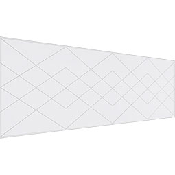 Ekena Millwork - WPKPDMA - Diamond Argyle PVC Fretwork Wainscot Wall Panel