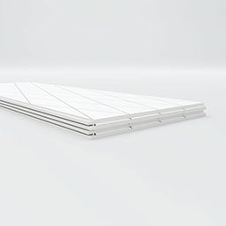 Ekena Millwork - WPKPLDM - Linked Diamond PVC Fretwork Wainscot Wall Panel