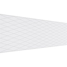 Ekena Millwork - WPKPLDM - Linked Diamond PVC Fretwork Wainscot Wall Panel