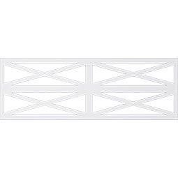 Ekena Millwork - WPKPFHF - Farmhouse Fence PVC Fretwork Wainscot Wall Panel