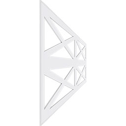 Ekena Millwork - WPKPFHF - Farmhouse Fence PVC Fretwork Wainscot Wall Panel