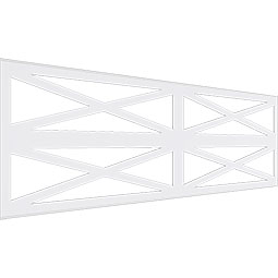 Ekena Millwork - WPKPFHF - Farmhouse Fence PVC Fretwork Wainscot Wall Panel