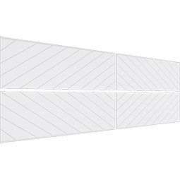 Ekena Millwork - WPKPNUV - Nuevo PVC Fretwork Wainscot Wall Panel