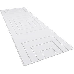 Ekena Millwork - WPKPMCM - Mid Century Modern PVC Fretwork Wainscot Wall Panel