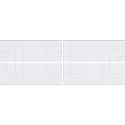 Ekena Millwork - WPKPMCM - Mid Century Modern PVC Fretwork Wainscot Wall Panel