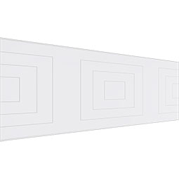 Ekena Millwork - WPKPMCM - Mid Century Modern PVC Fretwork Wainscot Wall Panel
