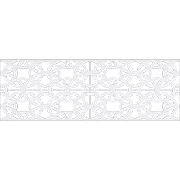 Ekena Millwork - WPKPBNE - Brownsville PVC Fretwork Wainscot Wall Panel