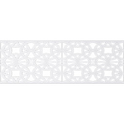 Ekena Millwork - WPKPBNE - Brownsville PVC Fretwork Wainscot Wall Panel