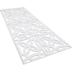 Ekena Millwork - WPKPBYT - Baytown PVC Fretwork Wainscot Wall Panel