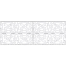 Ekena Millwork - WPKPBYT - Baytown PVC Fretwork Wainscot Wall Panel