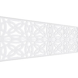 Ekena Millwork - WPKPBYT - Baytown PVC Fretwork Wainscot Wall Panel