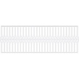 Ekena Millwork - WPKPCRP - Cedar Park PVC Fretwork Wainscot Wall Panel