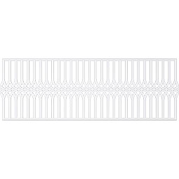 Ekena Millwork - WPKPCRP - Cedar Park PVC Fretwork Wainscot Wall Panel