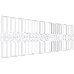 Ekena Millwork - WPKPCRP - Cedar Park PVC Fretwork Wainscot Wall Panel