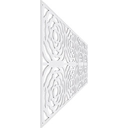 Ekena Millwork - WPKPEBP - Edinburg PVC Fretwork Wainscot Wall Panel