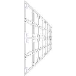 Ekena Millwork - WPKPEWD - Englewood PVC Fretwork Wainscot Wall Panel