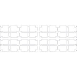 Ekena Millwork - WPKPEWD - Englewood PVC Fretwork Wainscot Wall Panel