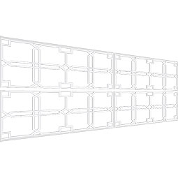 Ekena Millwork - WPKPEWD - Englewood PVC Fretwork Wainscot Wall Panel