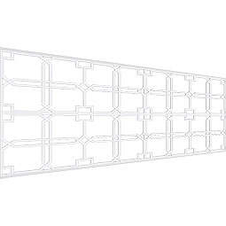 Ekena Millwork - WPKPEWD - Englewood PVC Fretwork Wainscot Wall Panel