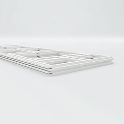 Ekena Millwork - WPKPGBY - Granby PVC Fretwork Wainscot Wall Panel