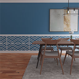 Ekena Millwork - WPKPGCT - Gilcrest PVC Fretwork Wainscot Wall Panel