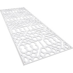 Ekena Millwork - WPKPGLN - Harlingen PVC Fretwork Wainscot Wall Panel