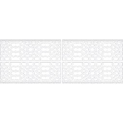 Ekena Millwork - WPKPGLN - Harlingen PVC Fretwork Wainscot Wall Panel
