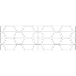 Ekena Millwork - WPKPGLY - Greeley PVC Fretwork Wainscot Wall Panel