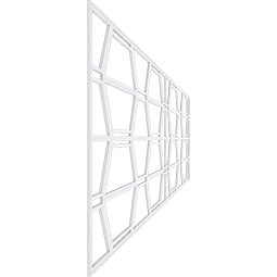 Ekena Millwork - WPKPGLY - Greeley PVC Fretwork Wainscot Wall Panel