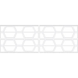 Ekena Millwork - WPKPGLY - Greeley PVC Fretwork Wainscot Wall Panel