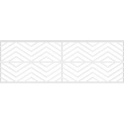 Ekena Millwork - WPKPGNA - Genoa PVC Fretwork Wainscot Wall Panel